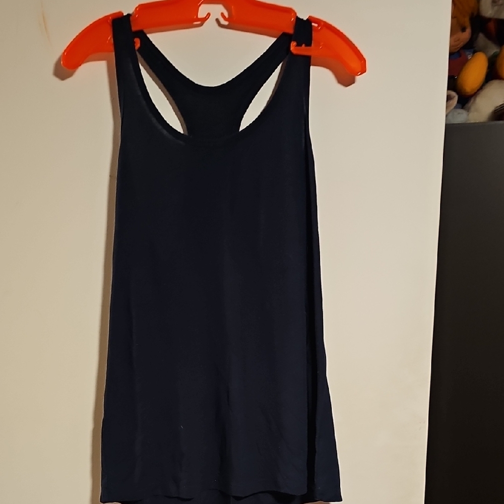 Old Navy Dark Blue Racerback Tank Top